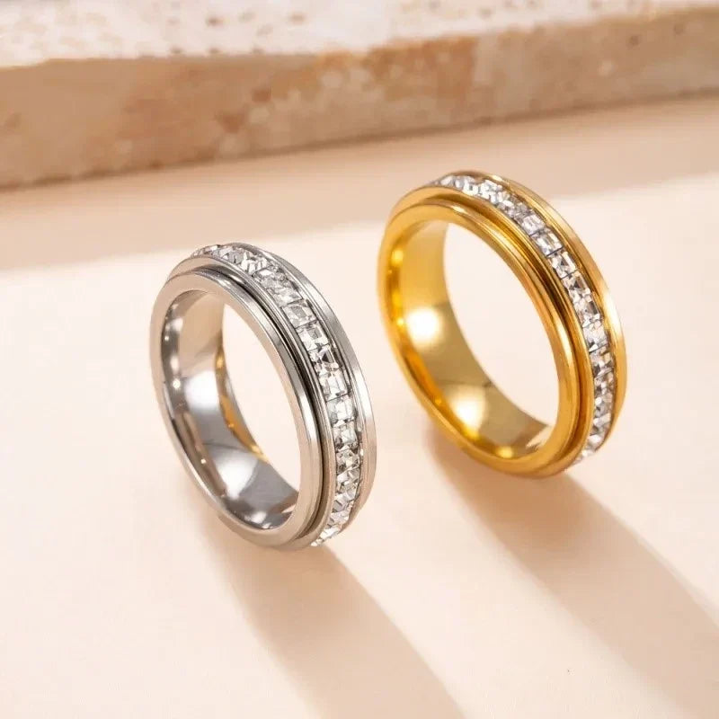 CalmSpin: Stainless Steel Ring