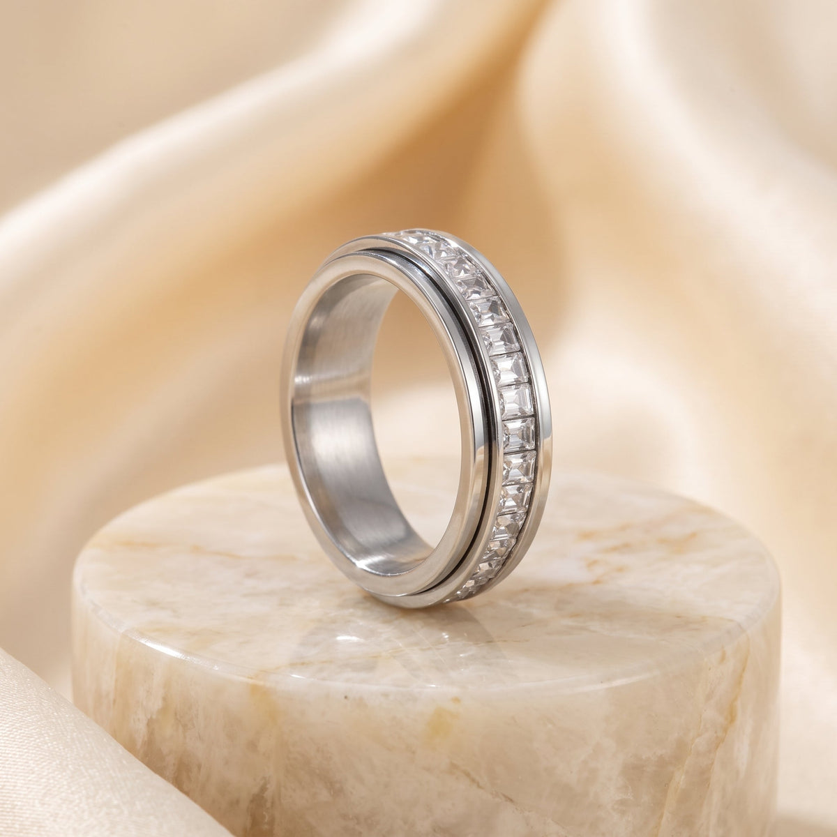 CalmSpin: Stainless Steel Ring