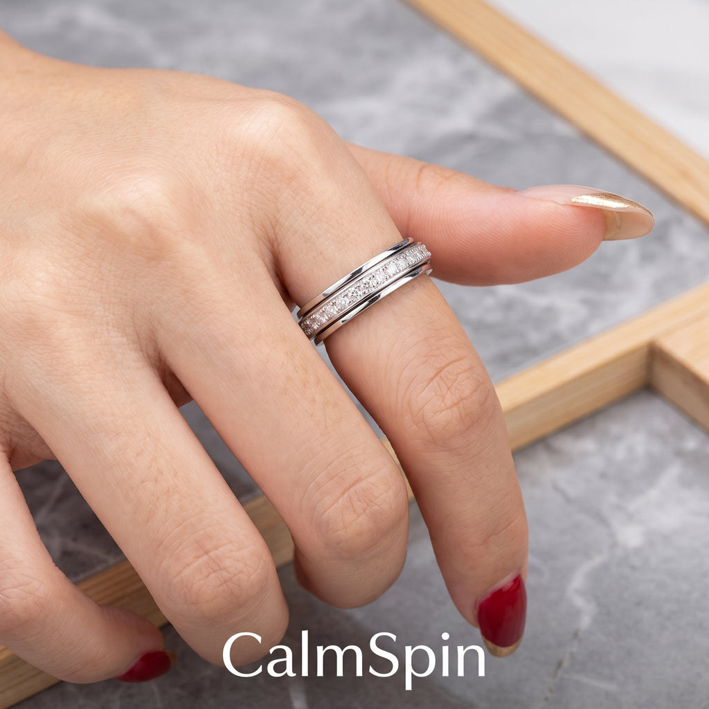 CalmSpin: Stainless Steel Ring