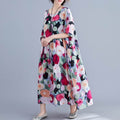 Oversized Summer Floral Boho Dress